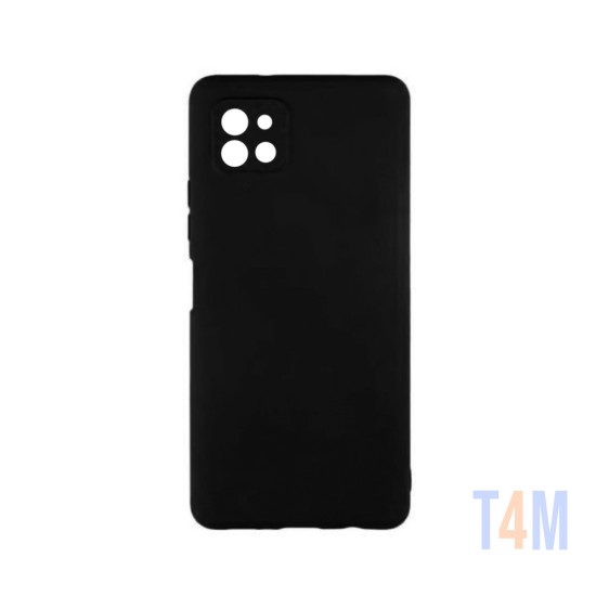 Capa de Silicone com Moldura de Câmera para Samsung Galaxy A22 5g Preto